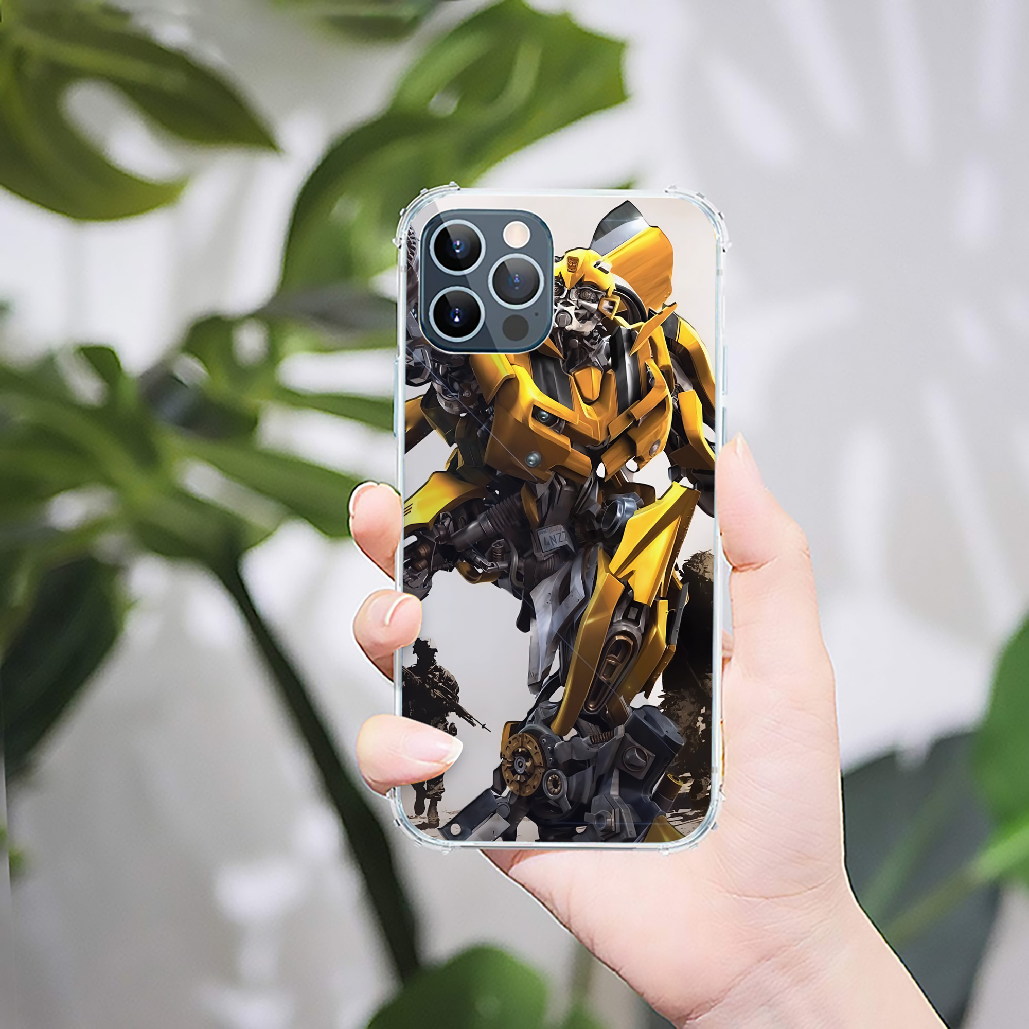 （画像用） Transformers トランスフォーマー 【iPhone 12シリーズ対応】透明スマホケース（クリアソフトケース）